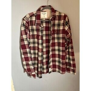 Abercrombie Men’s Soft Flannel Shirt Plaid
